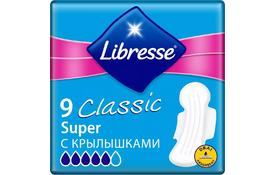 Гигиенические прокладки Libresse Classic Ultra Clip Super Drai 9 шт (7322540082265) - Фото