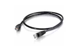 Патч-корд 5м, UTP, cat.5e, CCA, black Ritar (PCR-CCA/5Bk) - Фото