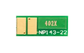 Чип для картриджа HP CLJ M252/277, CF402A/X, 2.3K Yellow BASF (BASF-CH-CF402X) - Фото