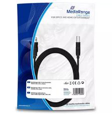Кабель для принтера USB 2.0 AM/BM 3.0m MediaRange (MRCS103)
