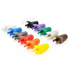 Колпачок коннектора RJ-45 Green Cat.5/Cat.6 (100 шт/уп.) Merlion (CPRJ45ML-GN-CAT5/6)