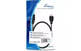 Дата кабель USB 3.0 AM to Micro 5P 1.0m MediaRange (MRCS153) - Фото