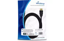 Кабель мультимедийный HDMI to HDMI 3.0m MediaRange (MRCS155) - Фото