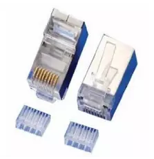 Коннектор RJ45 cat.6 FTP, экранированный, со вставкой, 50 шт Merlion (15066)