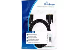 Кабель мультимедийный DVI to DVI 24+1pin, 2.0m MediaRange (MRCS129) - Фото