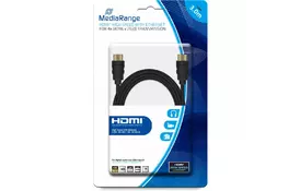 Кабель мультимедийный HDMI to HDMI 3.0m V2.0 MediaRange (MRCS157) - Фото