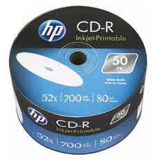 Диск CD HP CD-R 700MB 52X IJ PRINT 50шт (69301/CRE00017WIP-3)