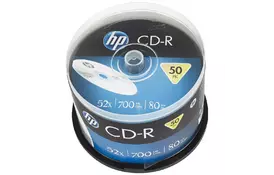 Диск CD HP CD-R 700MB 52X 50шт Spindle (69307/CRE00017-3) - Фото