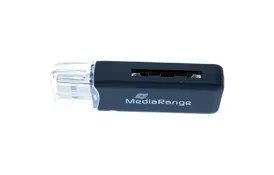 Считыватель флеш-карт MediaRange USB 2.0 black (MRCS506) - Фото