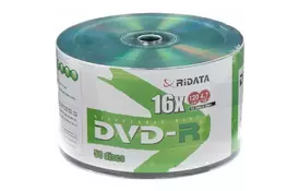 Диск DVD RIDATA DVD-R 4,7Gb 16x Bulk 50pcs GREEN TOP (906OEDRRDA058) - Фото