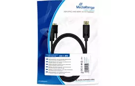 Кабель мультимедийный Display Port to DVI 24+1pin, 2.0m MediaRange (MRCS199) - Фото