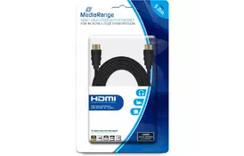 Кабель мультимедийный HDMI to HDMI 5.0m V2.0 MediaRange (MRCS158) - Фото