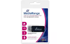 Считыватель флеш-карт MediaRange USB 3.0 black (MRCS507) - Фото