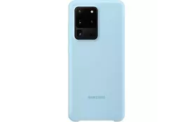 Чехол для моб. телефона Samsung Silicone Cover для Galaxy S20 Ultra (G988) Sky Blue (EF-PG988TLEGRU) - Фото