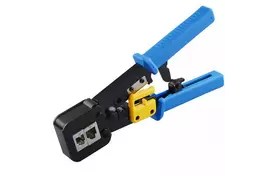 Инструмент Merlion RJ-45 (8P8C), RJ-12/11 (6P6C), 4P/6P/8P, с храповиком (EZ-RJ45) - Фото