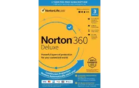 Антивирус Norton by Symantec NORTON 360 DELUXE 25GB 1 USER 3 DEVICE 12M (21409592) - Фото