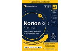 Антивирус Norton by Symantec NORTON 360 PREMIUM 75GB 1 USER 10 DEVICE 12M (21409567) - Фото