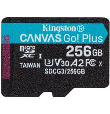 Карта памяти Kingston 256GB microSDXC class 10 A2 U3 V30 Canvas Go Plus (SDCG3/256GBSP)