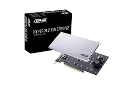 Контроллер PCIe Hyper M.2 X16 PCIe 3.0 X4 Expansion Card V2 ASUS (90MC06P0-M0EAY0) - Фото
