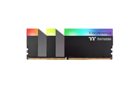 Модуль памяти для компьютера DDR4 16GB (2x8GB) 4000 MHz Toughram Black RGB ThermalTake (R009D408GX2-4000C19A) - Фото