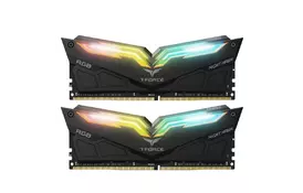 Модуль памяти для компьютера DDR4 32GB (2x16GB) 3200 MHz T-Force Night Hawk RGB Black Team (TF1D432G3200HC16CDC01) - Фото