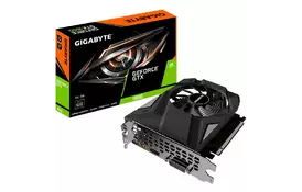 Видеокарта GIGABYTE GeForce GTX1650 4096Mb D6 OC (GV-N1656OC-4GD) - Фото