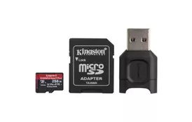 Карта памяти Kingston 256GB microSDXC class 10 Canvas React+ (MLPMR2/256GB) - Фото