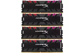 Модуль памяти для компьютера DDR4 32GB (4x8GB) 3200 MHz HyperX Predator Kingston (HX432C16PB3AK4/32) - Фото