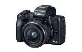Цифровой фотоаппарат Canon EOS M50 + 15-45 IS STM + 22 STM Double Kit Black (2680C055) - Фото