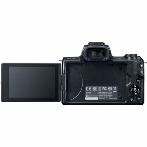 Цифровой фотоаппарат Canon EOS M50 + 15-45 IS STM + 22 STM Double Kit Black (2680C055) - Фото 1