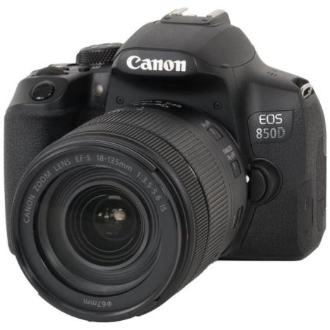 Цифровой фотоаппарат Canon EOS 850D kit 18-135 IS nano USM Black (3925C021) - Фото 6