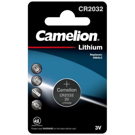 Батарейка CR 2032 Lithium * 1 Camelion (CR2032-BP1) - Фото 1
