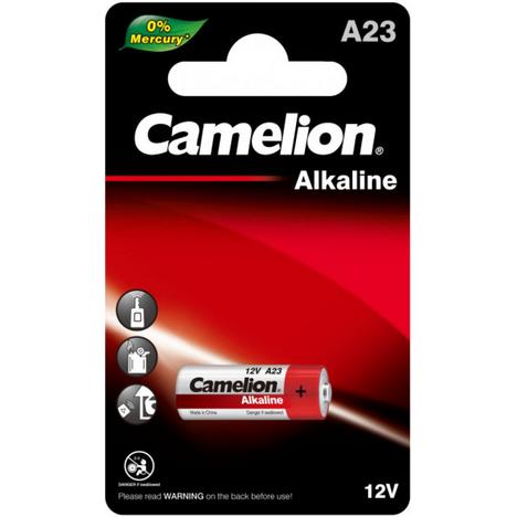 Батарейка A23 / LR23 Alkaline * 1 Camelion (A23-BP1) - Фото 1