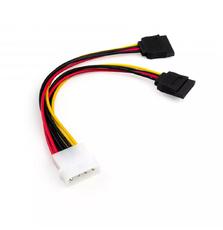 Кабель питания SATA power 0.2m 2 connectors Vinga (VCPSATA2PW2)