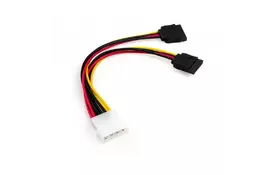 Кабель питания SATA power 0.2m 2 connectors Vinga (VCPSATA2PW2) - Фото