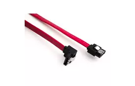 Кабель для передачи данных SATA 0.45m corner Vinga (VCPSATA45CN) - Фото