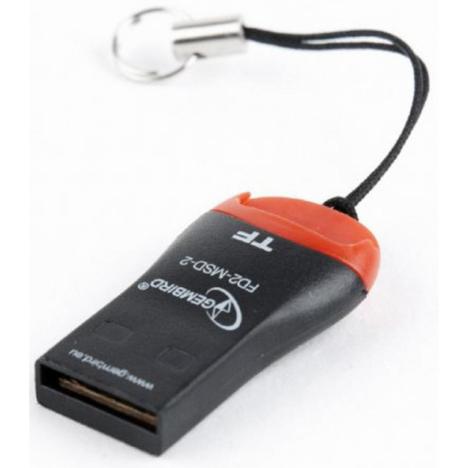 Считыватель флеш-карт GEMBIRD USB 2.0 MicroSD (FD2-MSD-3) - Фото 3