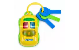 Развивающая игрушка BeBeLino Звуковой брелок Автомобиль с ключиками (57097) - Фото