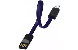 Дата кабель USB 2.0 AM to Micro 5P 0.22m blue ColorWay (CW-CBUM022-BL) - Фото