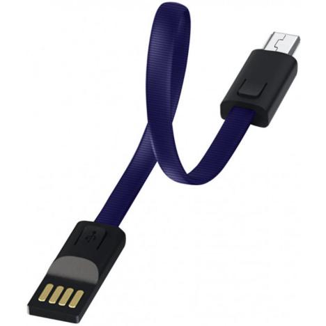 Дата кабель USB 2.0 AM to Micro 5P 0.22m blue ColorWay (CW-CBUM022-BL) - Фото 3