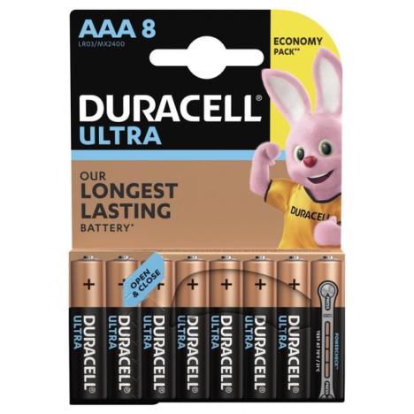 Батарейка Duracell Ultra Power AAA LR03 * 8 (5005821) - Фото 1