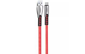 Дата кабель USB 2.0 AM to Type-C 1.0m zinc alloy red ColorWay (CW-CBUC012-RD) - Фото