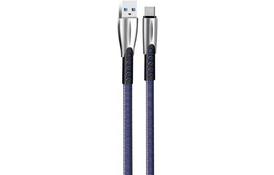 Дата кабель USB 2.0 AM to Type-C 1.0m zinc alloy blue ColorWay (CW-CBUC012-BL) - Фото