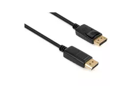 Кабель мультимедийный Display Port to Display Port 1.8m Vinga (VCPDP1.8BK) - Фото