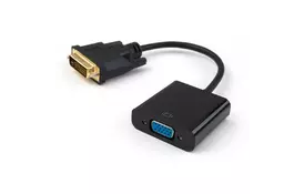Переходник DVI 24+1 M to VGA F 1080p Vinga (VCPDVI241VGA) - Фото