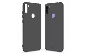 Чехол для моб. телефона MakeFuture Samsung M11 Skin (Matte TPU) Black (MCS-SM11BK) - Фото