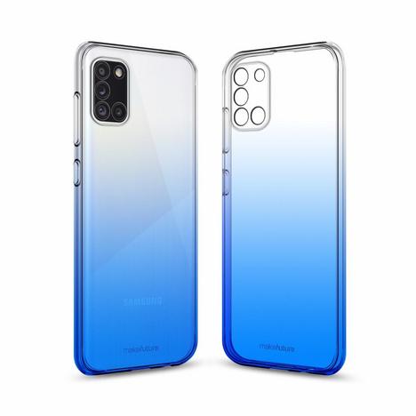 Чехол для моб. телефона MakeFuture Samsung A31 Gradient (Clear TPU) Blue (MCG-SA31BL) - Фото 1