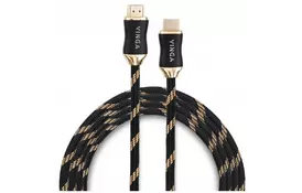 Кабель мультимедийный HDMI to HDMI 1.8m v2.0b HDR10 Vinga (VCPHDMI20BPR1.8) - Фото