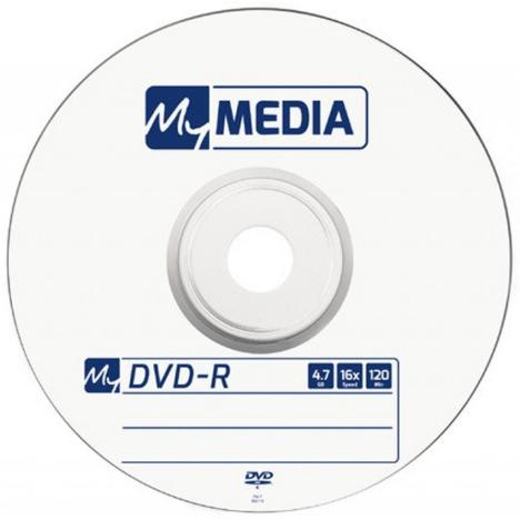 Диск DVD MyMedia DVD-R 4.7GB 16X Wrap MATT SILVER 50шт (69200) - Фото 1