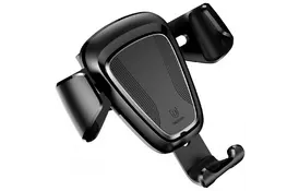 Универсальный автодержатель Baseus Gravity Car Mount, black (SUYL-01) - Фото